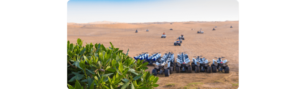 Wüstensafari mit Quads