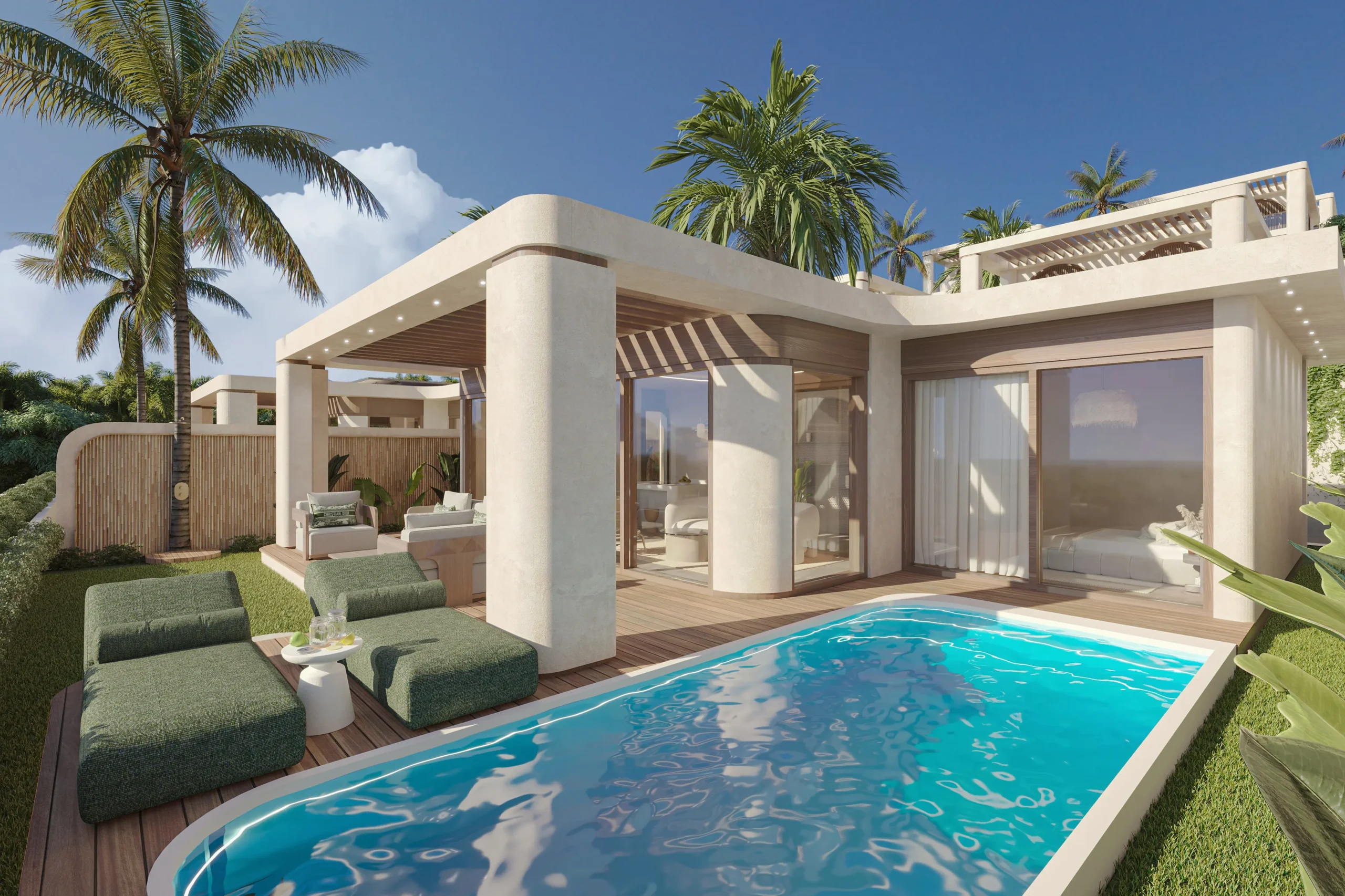Ihr privates Refugium im Paradies – 12 exklusive Villen auf Sansibar 28 Luxus Villas Zanzibar Tansania Immobilien investment Villa 1Bedroom Exterior Ansicht 1 scaled Luxus Villas Zanzibar Tansania Immobilien investment - Villa 1Bedroom Exterior Ansicht