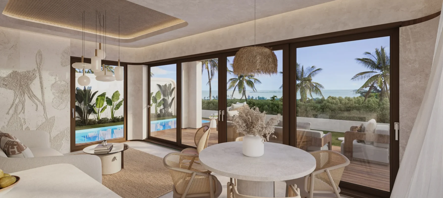 Luxus Villas Zanzibar Tansania Immobilien investment - Villa 1Bedroom Interoir