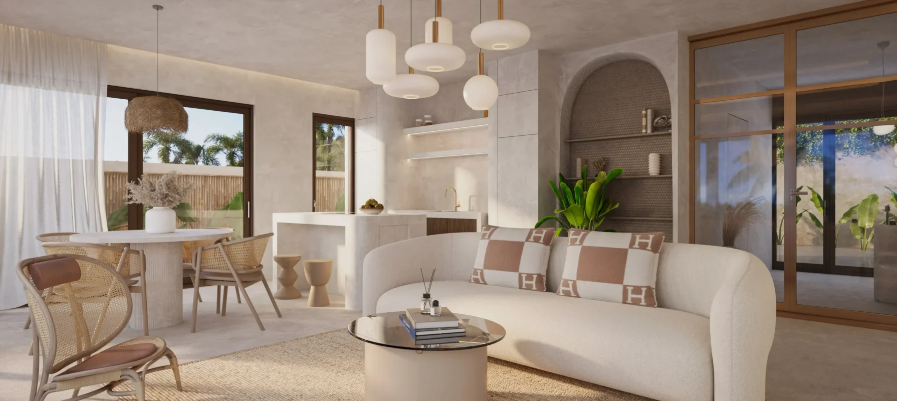 Luxus Villas Zanzibar Tansania Immobilien investment - Villa 1Bedroom Living Area