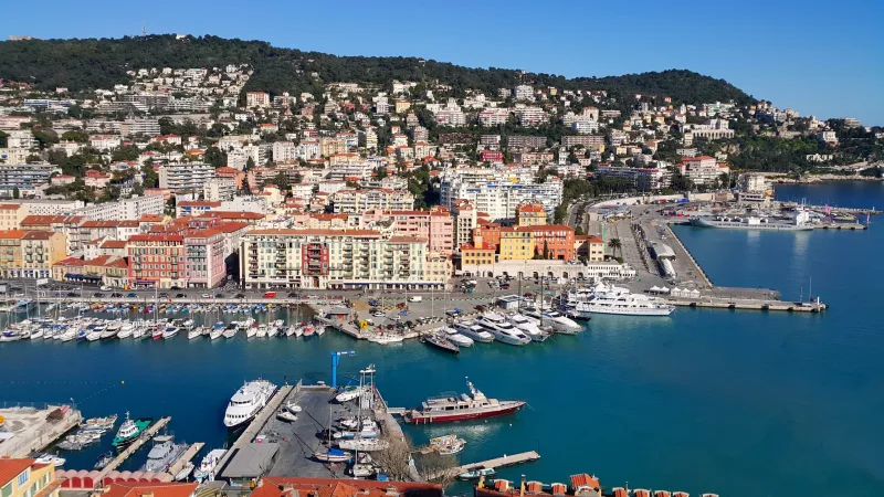Blick auf die Côte d'Azur