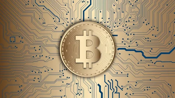 Bitcoin als Münzensymbol