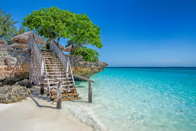 Sandstrand in Sansibar